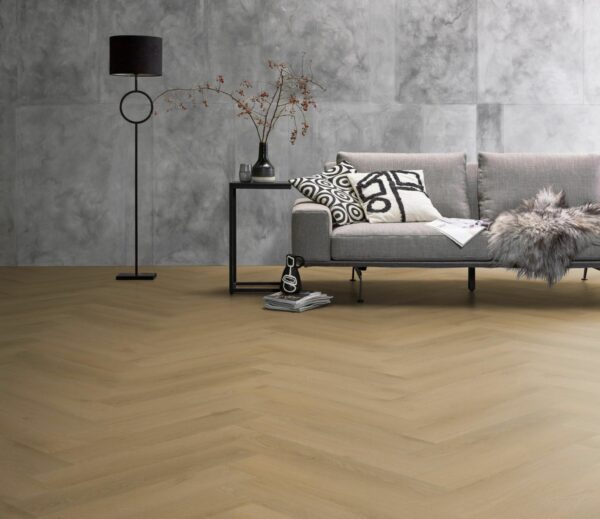 8Spigato Navaro visgraat click light oak