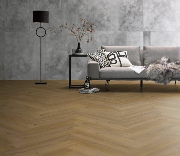 8Spigato Vivero visgraat click SRC dark oak.