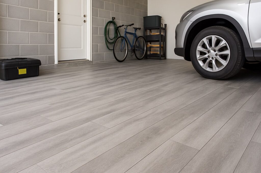 PVC vloer garage 1
