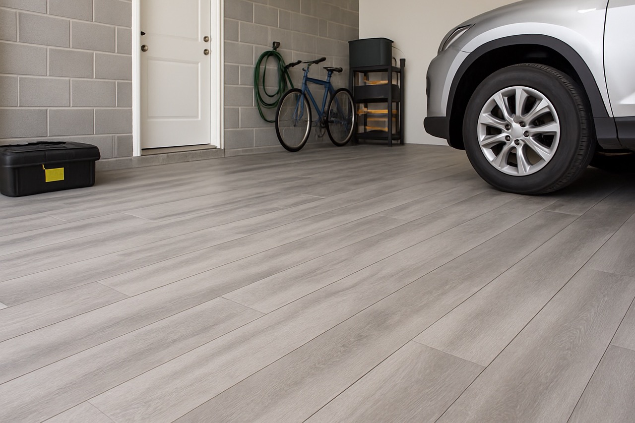 PVC vloer garage 1
