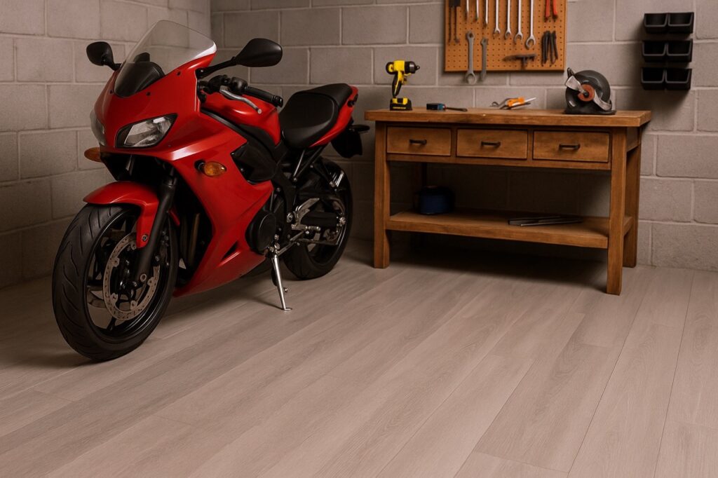 PVC vloer garage 3