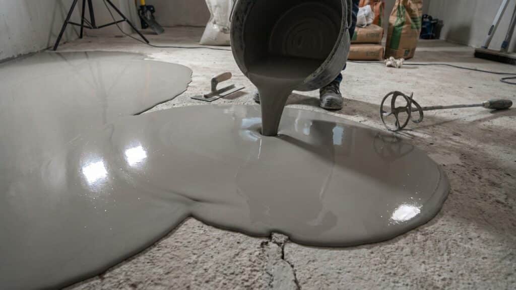 PVC vloer egaliseren gieten