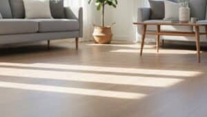 Verkleuring PVC vloer verwijderen