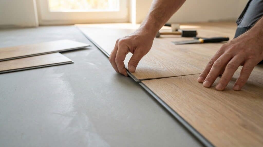 klik pvc leggen na egaliseren