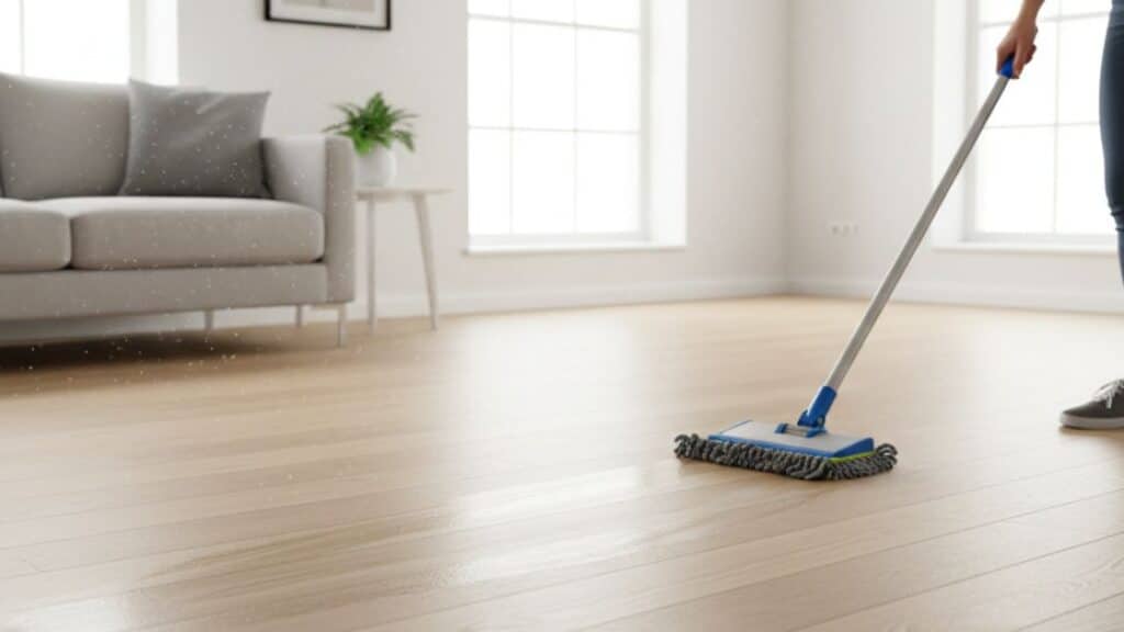 Onderhoud van pvc vloer