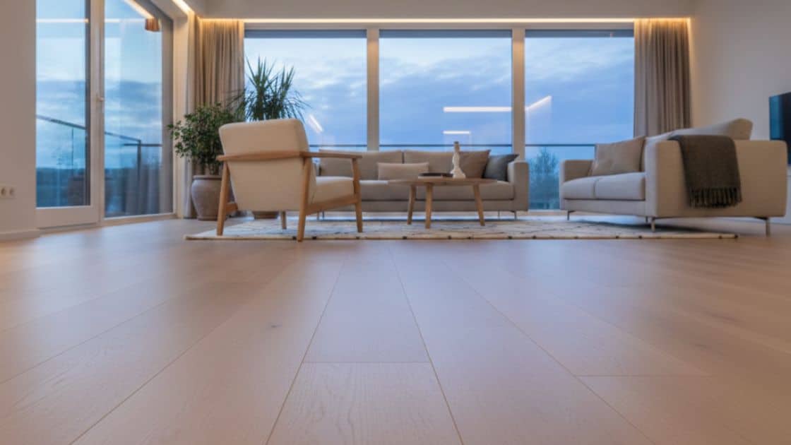 PVC vloer in moderne Nederlandse woonkamer