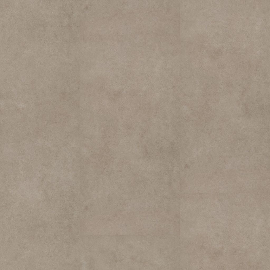 Bovenaanzicht van de Ambiant Cerino light grey PVC vloer in de XL tegel van 91,4 bij 91,4 cm
