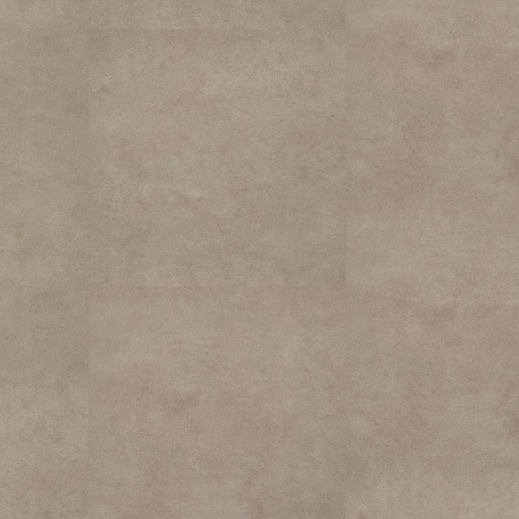 Bovenaanzicht van de Ambiant Cerino light grey PVC vloer in de loose lay tegel van 61 bij 61 cm