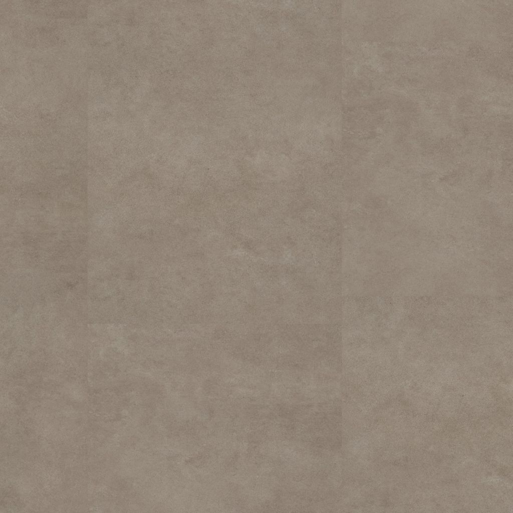 Bovenaanzicht van de Ambiant Cerino warm grey PVC vloer in de loose lay tegel van 61 bij 61 cm