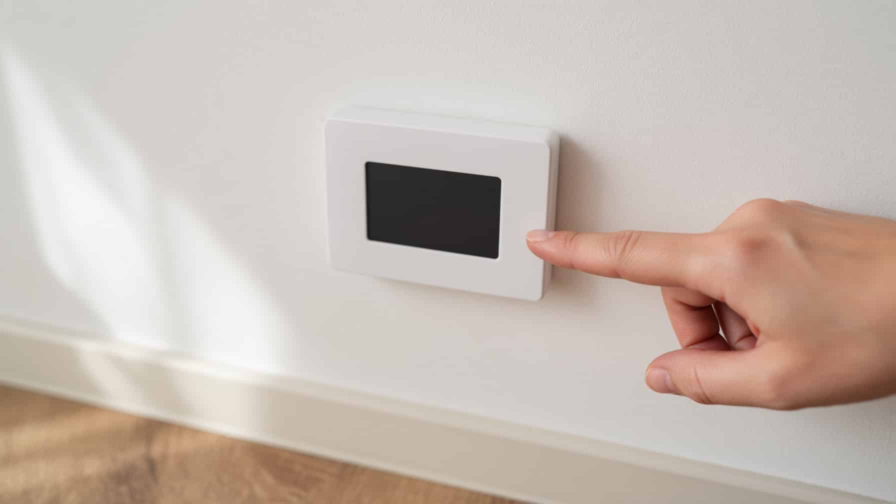 Thermostaat met vloersensor waarmee de vloertemperatuur onder 27 graden blijft