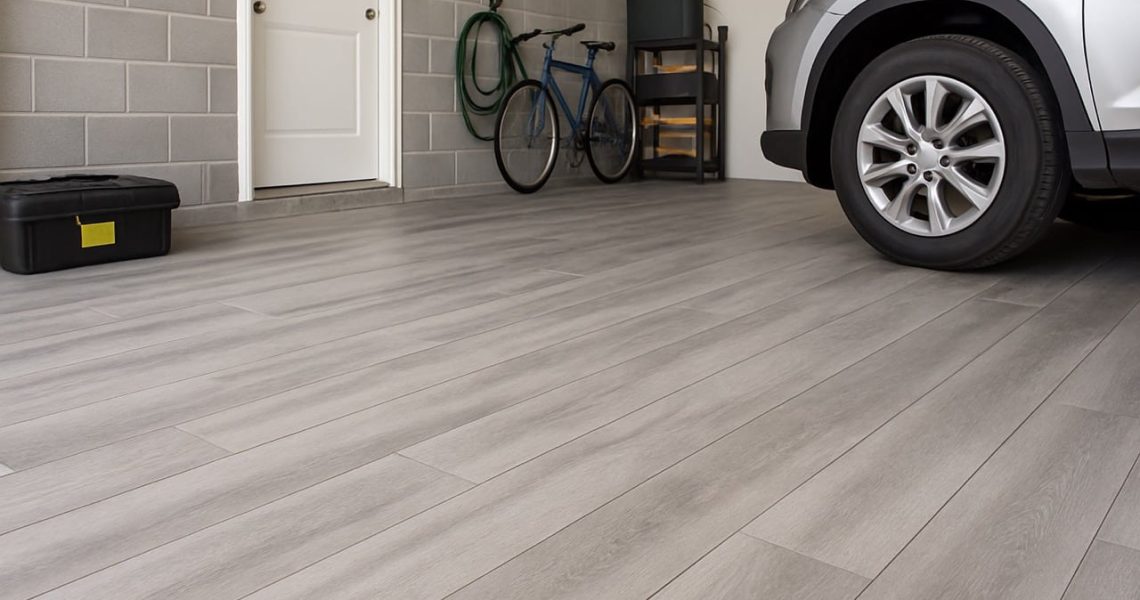 PVC vloer garage 1