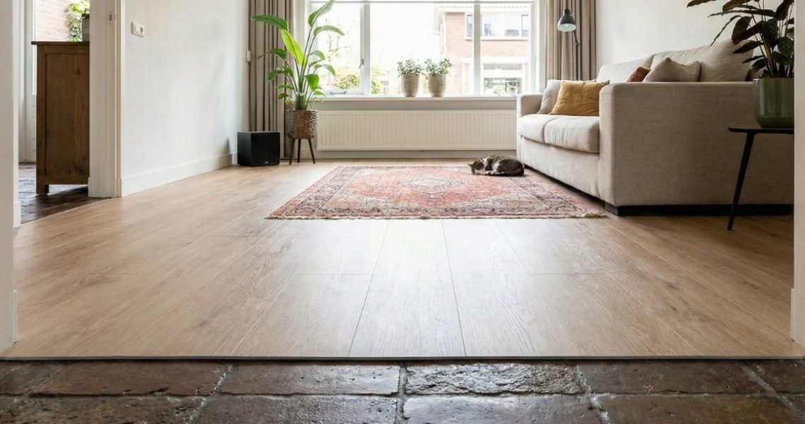 PVC vloer over plavuizen