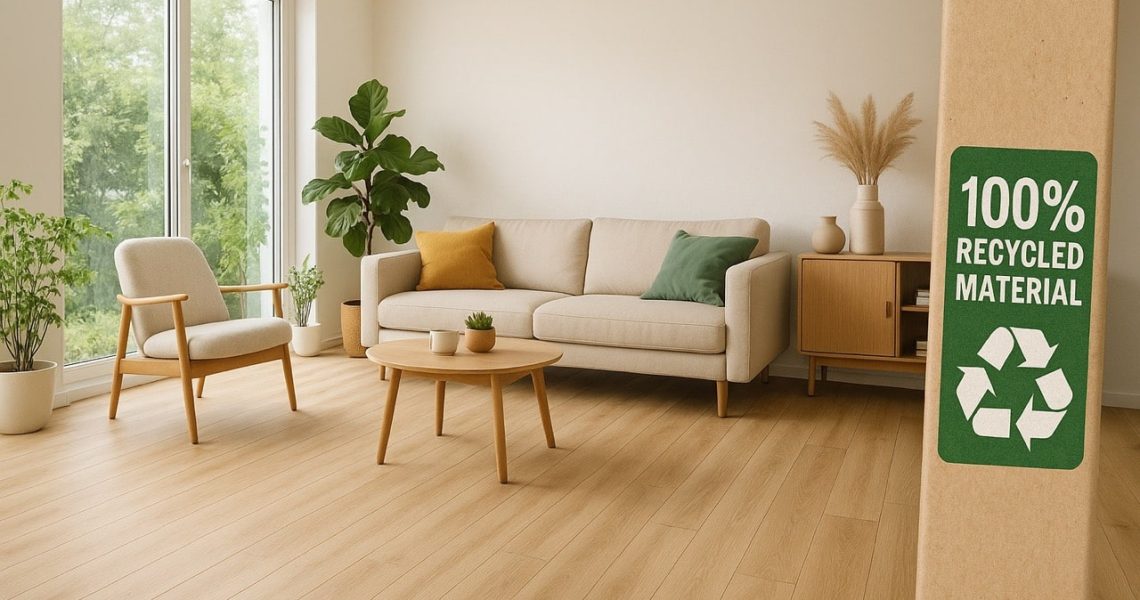 Recyclebare PVC vloeren groot